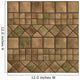 Seamless Pattern Stoned Tile Wall Decal