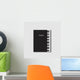 Vector modern piano book Wall Decal