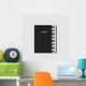 Vector modern piano book Wall Decal