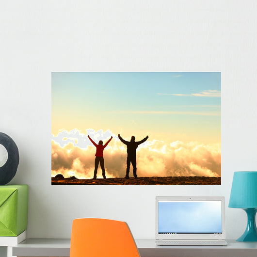 Success, achievement and accomplishment concept Wall Decal
