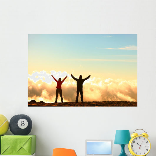Success, achievement and accomplishment concept Wall Decal