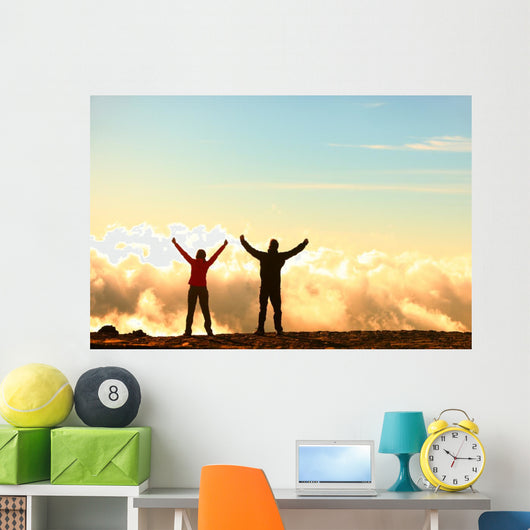Success, achievement and accomplishment concept Wall Decal