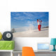 Golfschlag im Schnee Wall Decal