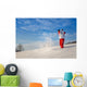 Golfschlag im Schnee Wall Decal