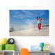 Golfschlag im Schnee Wall Decal