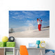 Golfschlag im Schnee Wall Decal