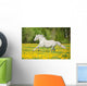 Beautiful White Horse Running Wall Decal