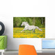 Beautiful White Horse Running Wall Decal
