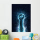 Fist of ice Wall Decal