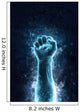 Fist of ice Wall Decal