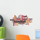 Handball word cloud Wall Decal