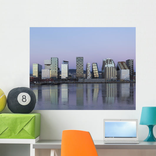 Oslo Downtown Bjoervika Norway Wall Decal