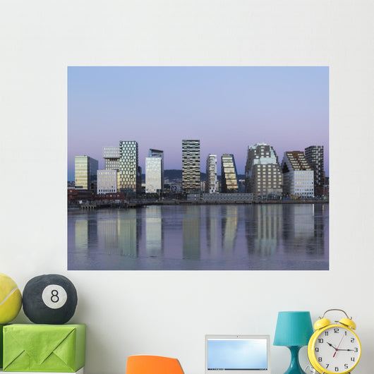 Oslo Downtown Bjoervika Norway Wall Decal