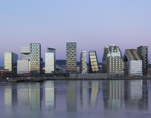 Oslo Downtown Bjoervika Norway Wall Decal