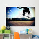 Skateboarding Legs Jump City Wall Decal