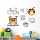 Drum plants and percusiion instruments Wall Decal