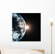 Earth and Sun Rays Wall Decal