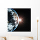 Earth and Sun Rays Wall Decal