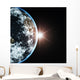 Earth and Sun Rays Wall Decal
