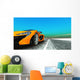 Yellow Street Car Wall Decal