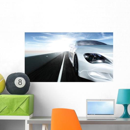 Silver Street Car Wall Decal