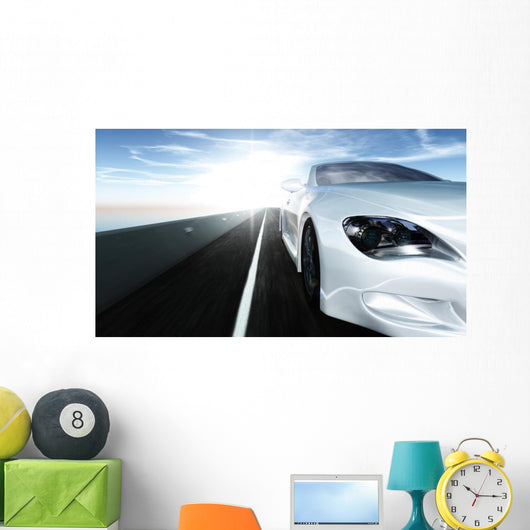 Silver Street Car Wall Decal