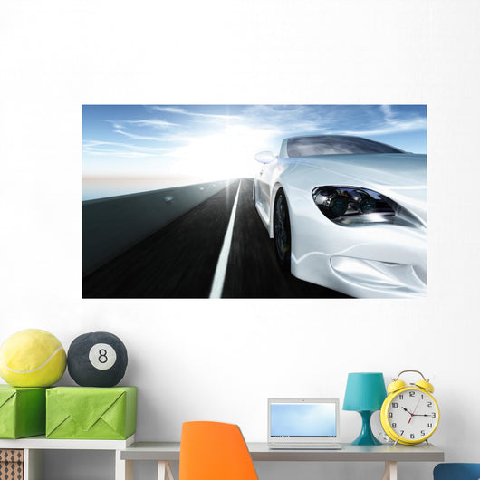 Silver Street Car Wall Decal
