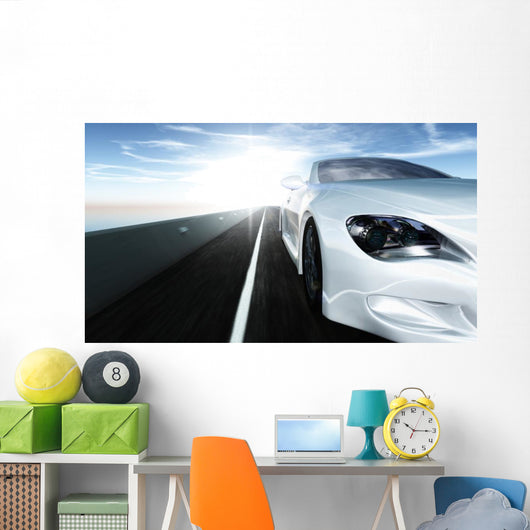 Silver Street Car Wall Decal