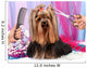 Yorkshire terrier grooming at the salon for dogs Wall Decal