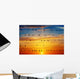 birds on a background of sunrise Wall Decal
