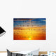 birds on a background of sunrise Wall Decal