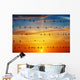 birds on a background of sunrise Wall Decal