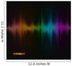 Vector Equalizer Colorful Musical Wall Decal