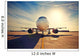 Airplane Sunrise Wall Decal