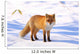 Red Fox in Snow Wall Decal