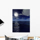 Night Full Moon Wall Decal