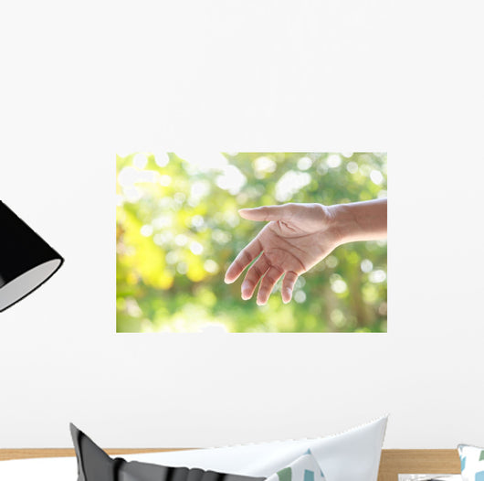 Helping Hands against Nature Wall Decal