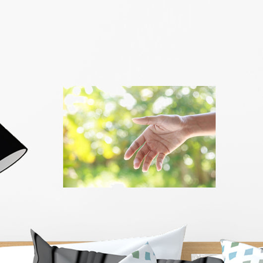 Helping Hands against Nature Wall Decal