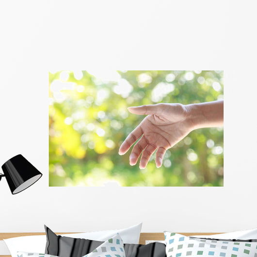 Helping Hands against Nature Wall Decal