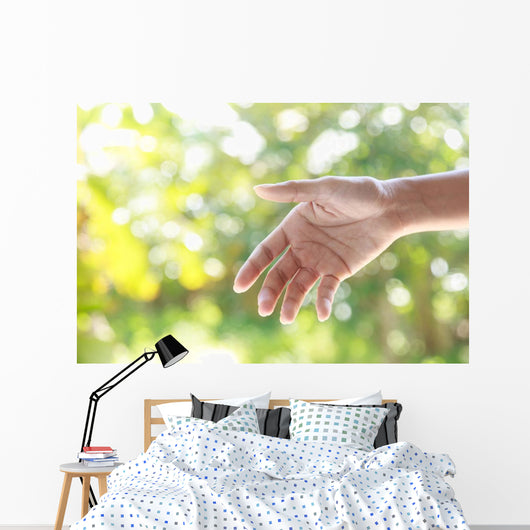 Helping Hands against Nature Wall Decal