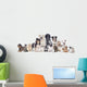 Grosse Hunde Und Katzengruppe Wall Decal