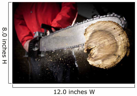 Chainsaw Blade Wall Decal