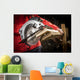 Carpenter with Circular Saw Wall Decal