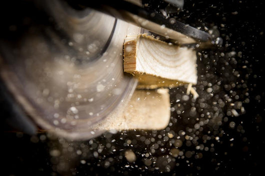 Circular Saw In Use Close-up Wall Decal