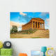 Greek ruins of Concordia Temple, Sicily Wall Decal