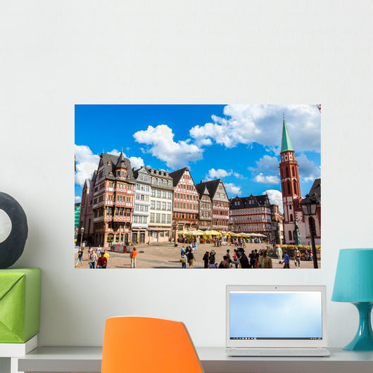 Old Buildings Frankfurt Wall Decal