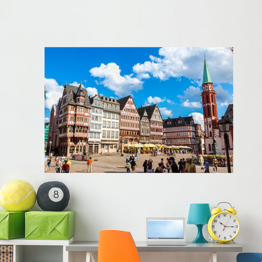 Old Buildings Frankfurt Wall Decal