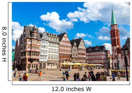 Old Buildings Frankfurt Wall Decal