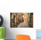 Street in old mediaeval town in Tuscany, Pienza. Wall Decal