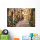 Street in old mediaeval town in Tuscany, Pienza. Wall Decal
